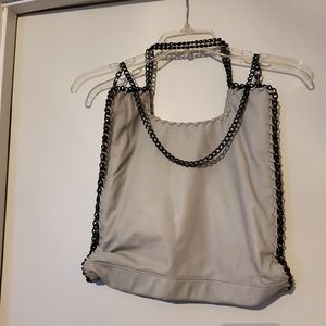 Leather and Metal Purse